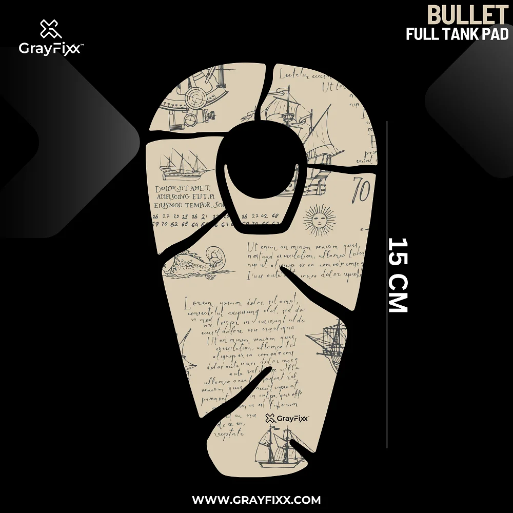 Full Tank Pad For Bullet | Size 15 CM, Pack Of 1